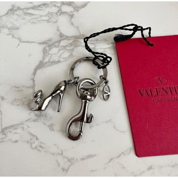 Valentino Garavani High Heel Shoe Bag Charm/Keychain - Picture 2 of 11